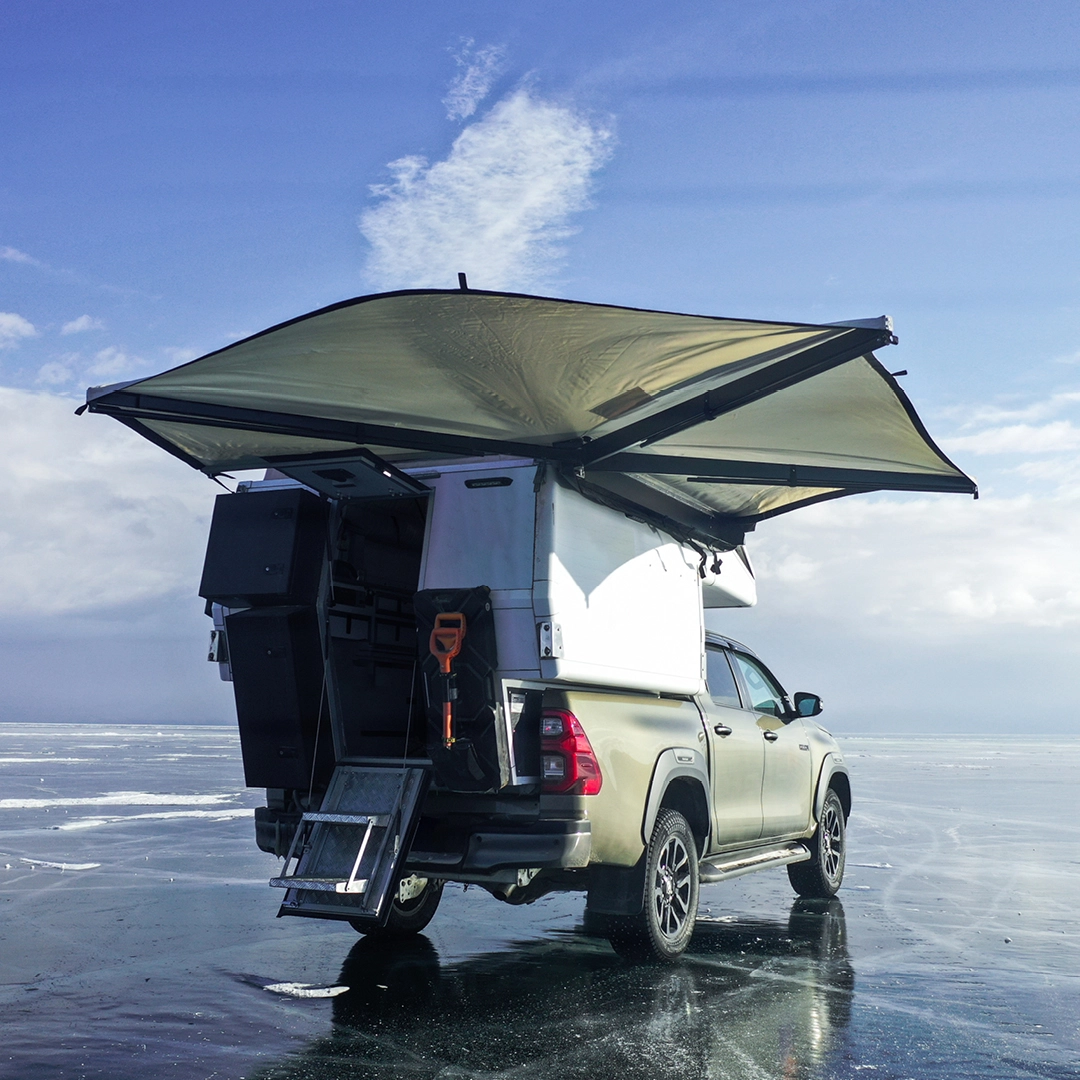Camper with a lifting roof - ORMO - pickup campers and camper trailers